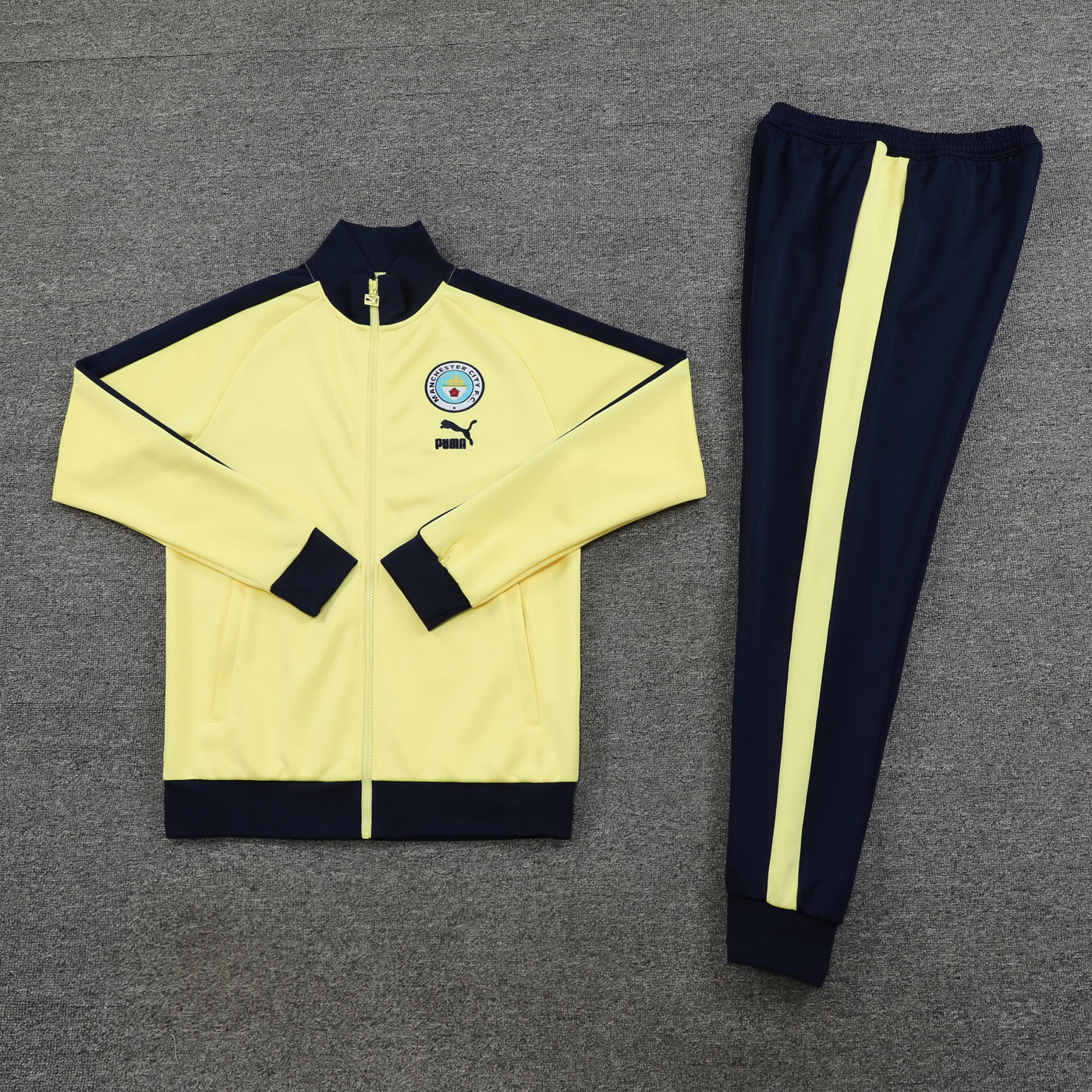 Manchester City Tracksuit 23-24 Yellow