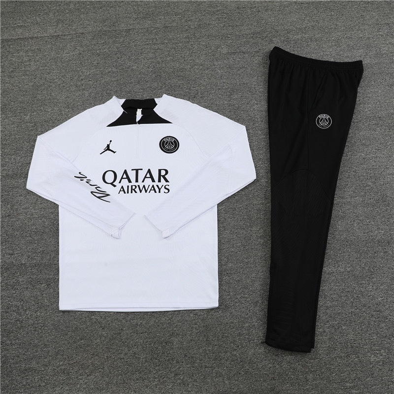 PSG Tracksuit 23-24 White and Black