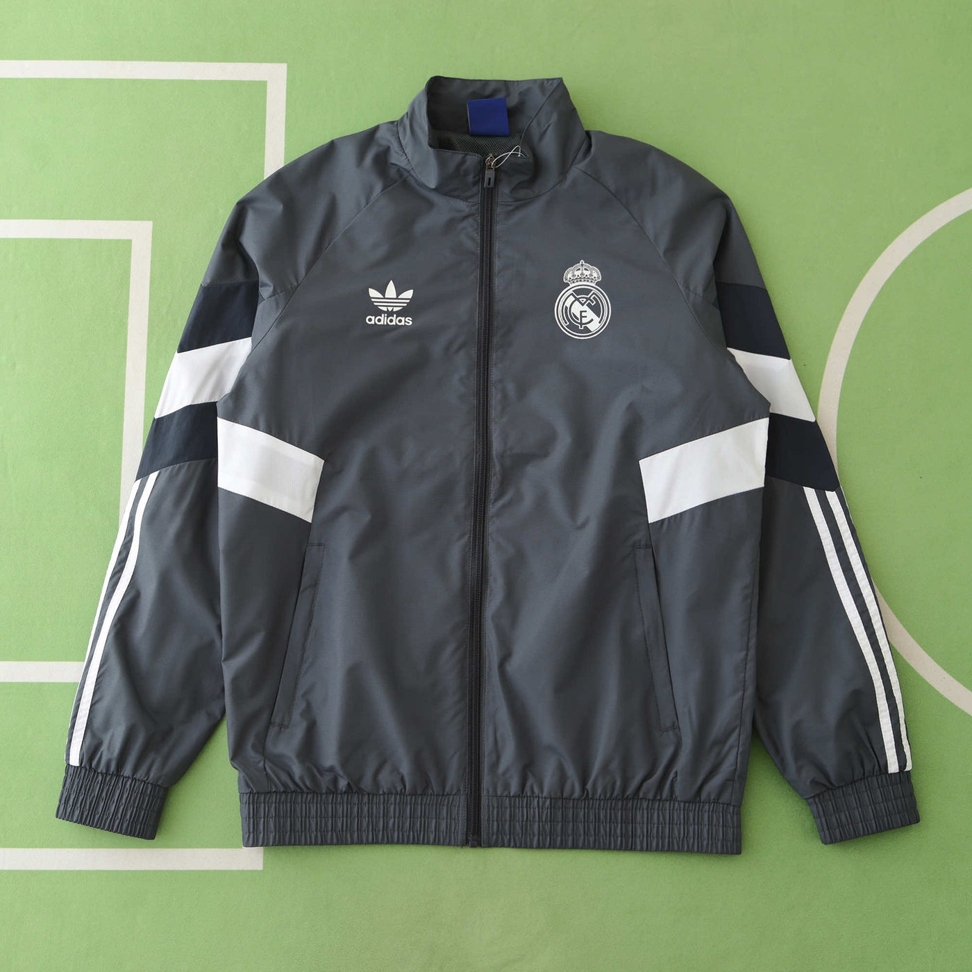 Real Madrid Grey Windbreaker