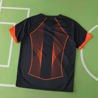 Barcelona 25-26 Concept Shirt (Black/Orange)