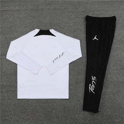 PSG Tracksuit 23-24 White and Black