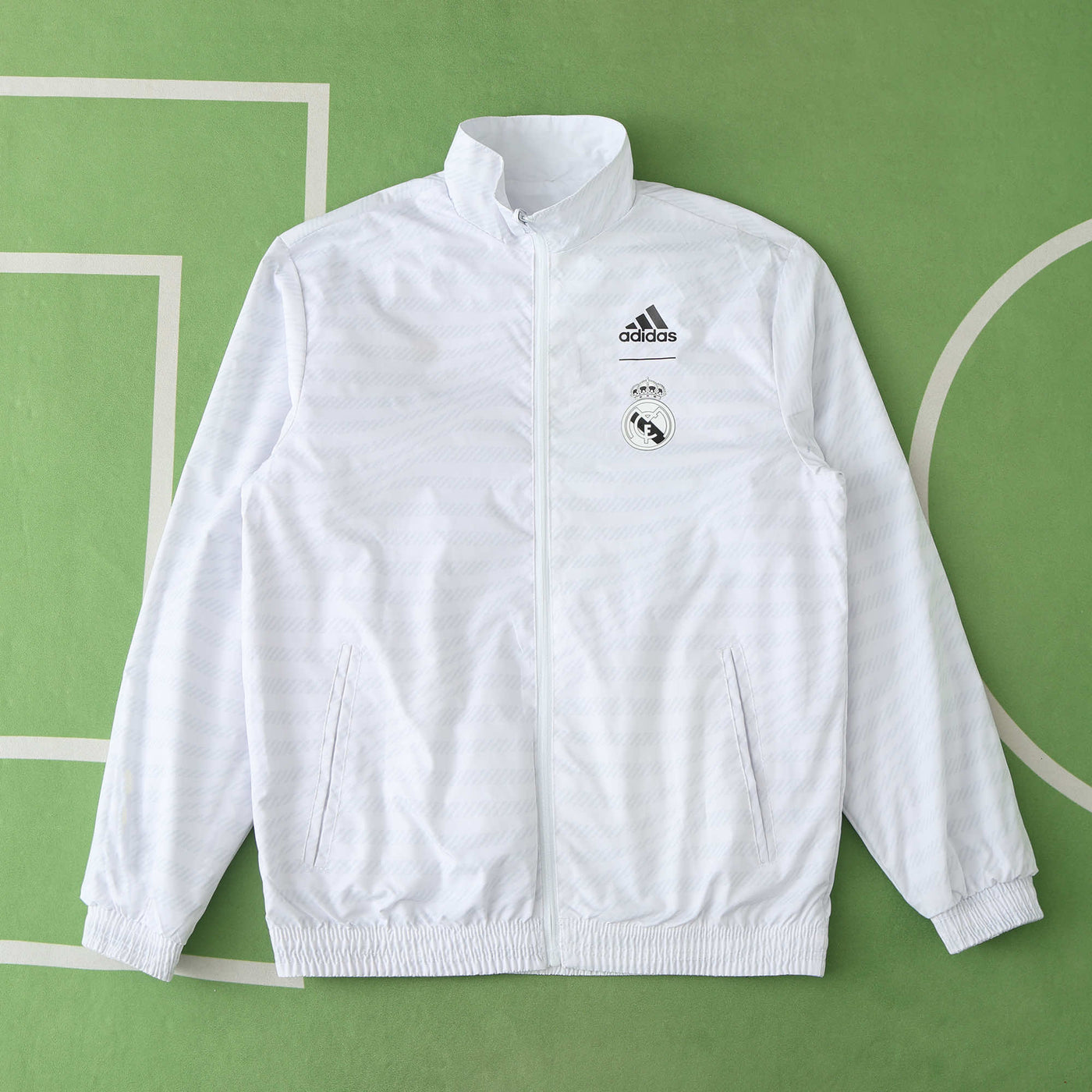 Real Madrid White Reversable Windbreaker