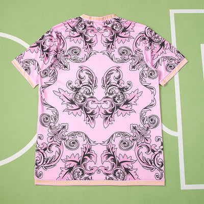 Italy Football Shirt 2024 Versace (Pink) Edition