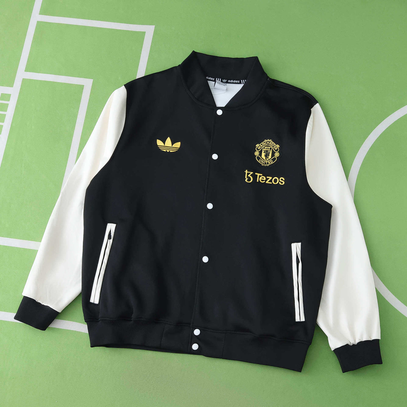Manchester United - Black Button Jacket